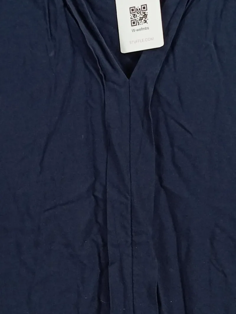 Cartoon Damen Langarmshirt Blau Gr. 40 Viskose Casual 4