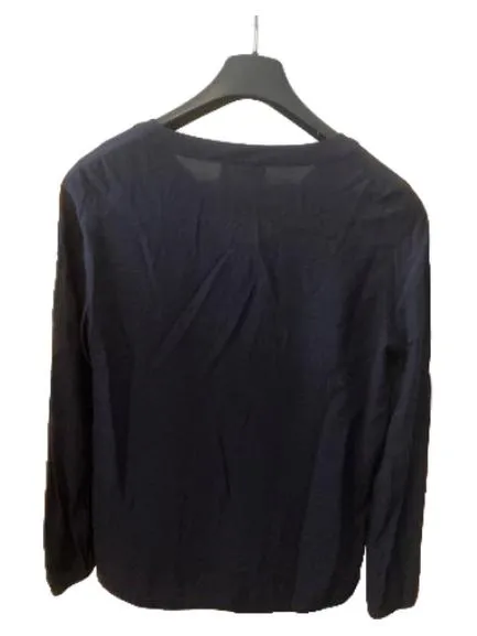 Cartoon Damen Langarmshirt Blau Gr. 40 Viskose Casual 6