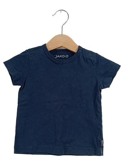 JAKO-O Kinder T-Shirt Blau Gr. 68 Basic Baumwolle Kurzarm