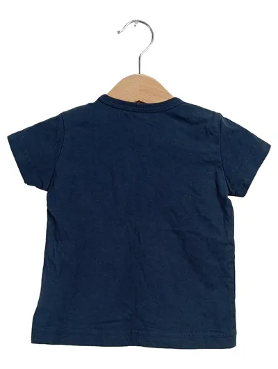 JAKO-O Kinder T-Shirt Blau Gr. 68 Basic Baumwolle Kurzarm