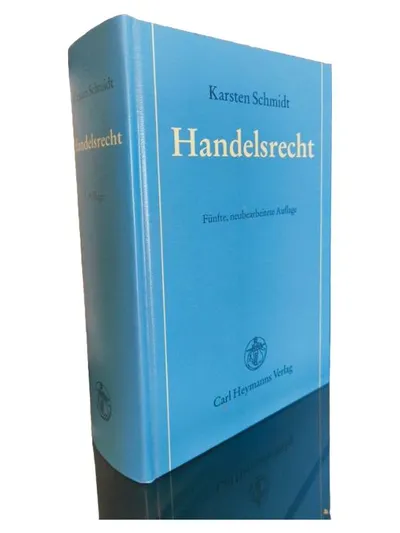 Handelsrecht Karsten Schmidt 5. Auflage Fachbuch Wirtschaft Hardcover Heymanns