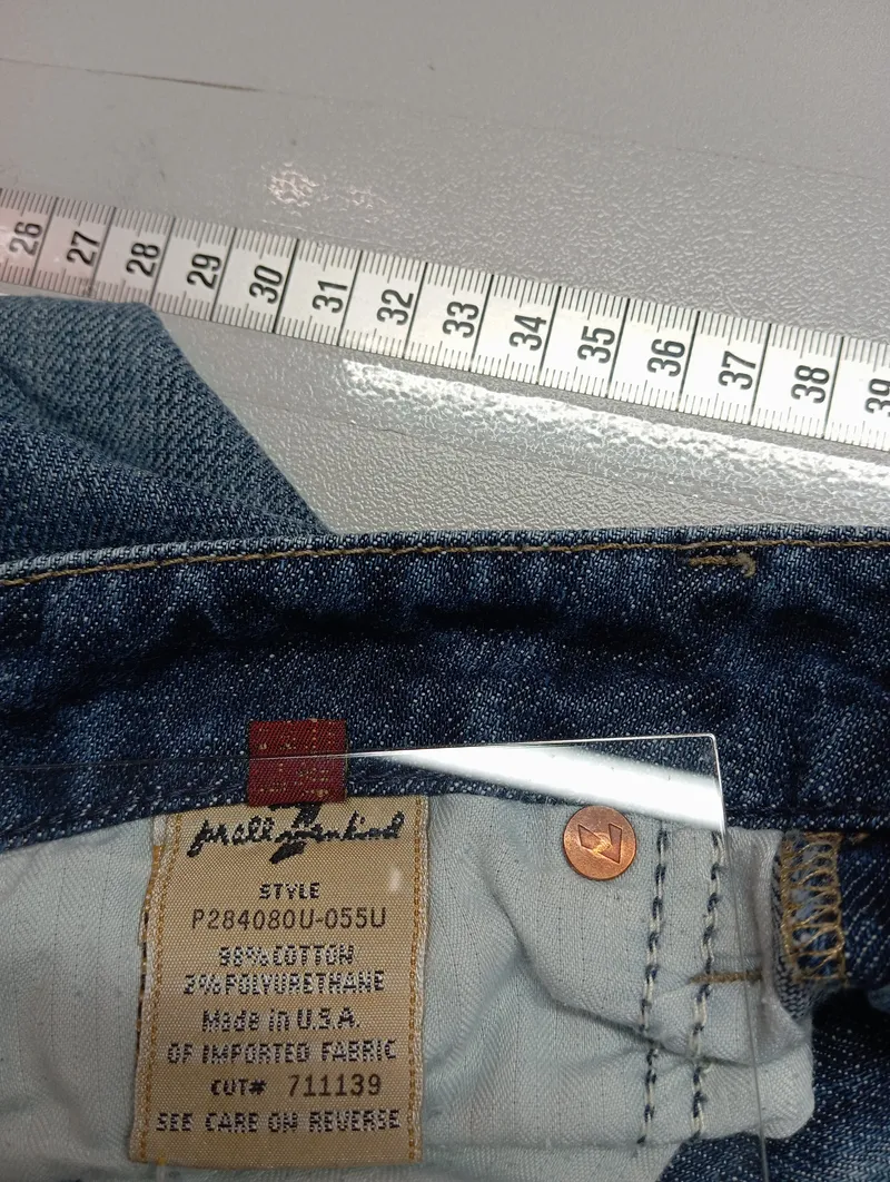 7 For All Mankind Damen Jeans Bootcut Blau W25, 34, XS 3