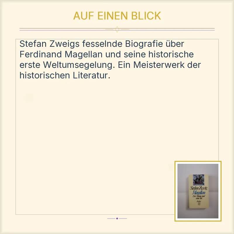 Magellan Der Mann und seine Tat - Stefan Zweig - Taschenbuch Fischer 2