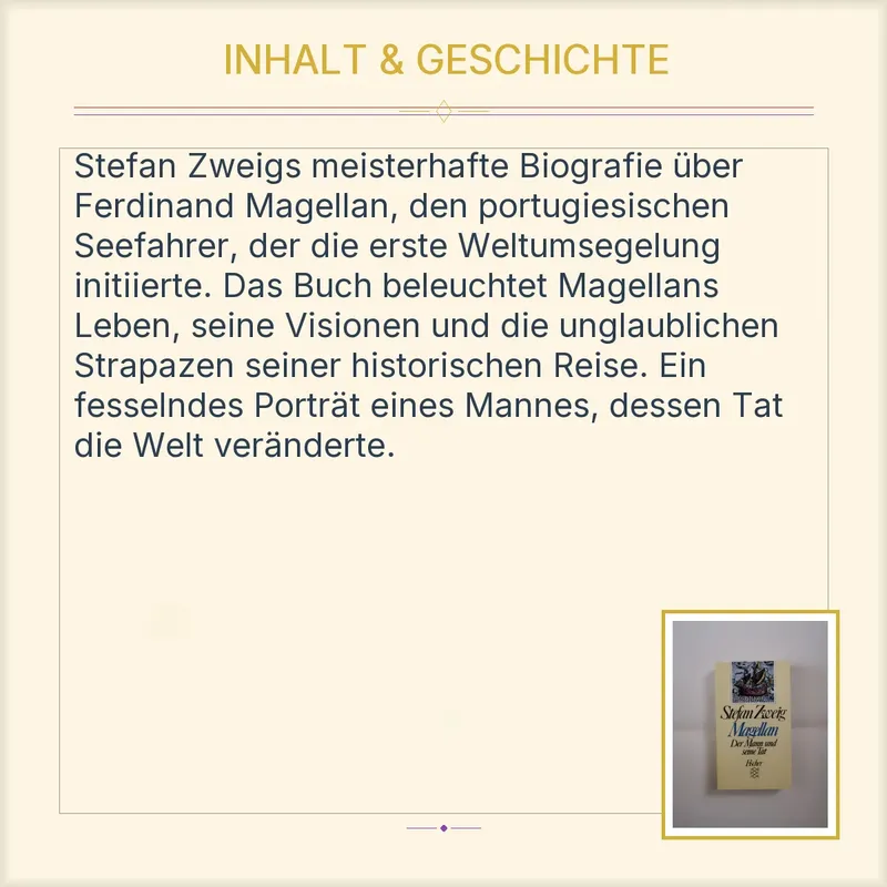 Magellan Der Mann und seine Tat - Stefan Zweig - Taschenbuch Fischer 3