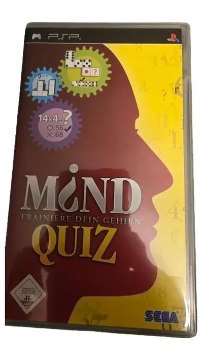 SEGA Mind Quiz Trainiere dein Gehirn PSP Puzzle Gedächtnisspiel