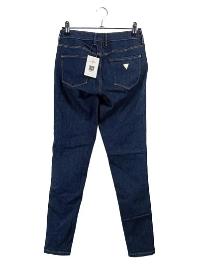 GUESS Damen Jeans Regular Fit Jegging Mid Gr. W26 Blau Casual
