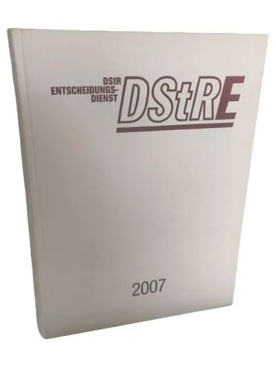 DStRE Entscheidungsdienst 2007 Stollfuß Verlag Fachbuch Wirtschaft