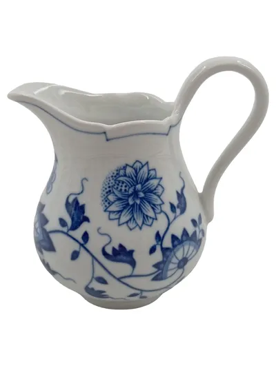 Hutschenreuther Sauciere Zwiebelmuster Keramik Weiß Klassisch 300ml