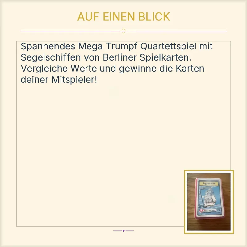Segelschiffe Mega Trumpf Quartett Berliner Spielkarten Kartenspiel 8206 2