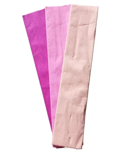 Ideen mit Herz 3 Krepp-Papiere 50x200cm 32g/m² lachs pink fuchsia Bastelpapier
