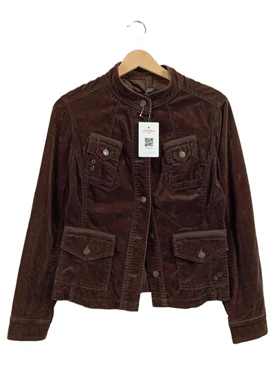Street One Damen Cordjacke Jacke Braun Gr. 36 Casual
