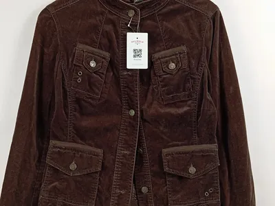 Street One Damen Cordjacke Jacke Braun Gr. 36 Casual