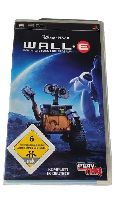 WALL-E Der Letzte räumt die Erde auf PSP Spiel THQ Disney Pixar Adventure
