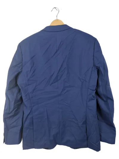 HUGO BOSS Sakko Herren Blau Gr. 50 L Business Freizeit 2-Knopf