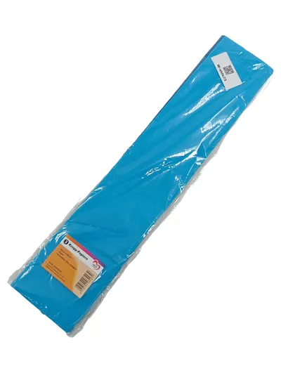 Ideen mit Herz 3 Krepp-Papiere Bastelmaterial Blau Aquagrün 50x200cm 32g/m²