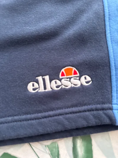 Ellesse Herren Sport Shorts Sweatshorts Blau Gr. M Baumwolle