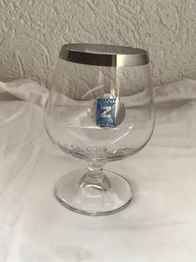 SCHOTT ZWIESEL Cognacglas mit Platinrand 300ml Transparent