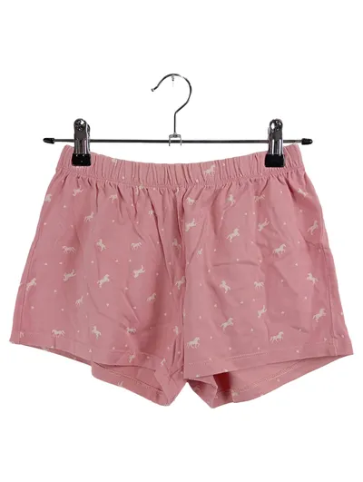 Yigga Kinder Shorts Kurze Hose Rosa Gr. 146 Pferdemotiv Baumwolle