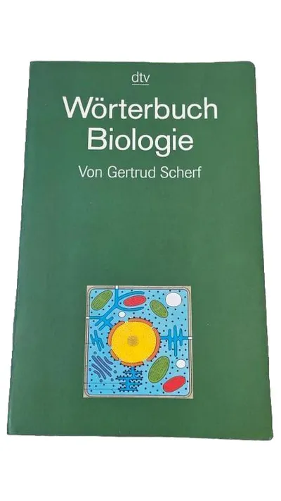 Wörterbuch Biologie Gertrud Scherf dtv Taschenbuch Fachbuch Nachschlagewerk