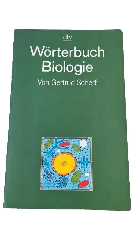 Wörterbuch Biologie Gertrud Scherf dtv Taschenbuch Fachbuch Nachschlagewerk 1