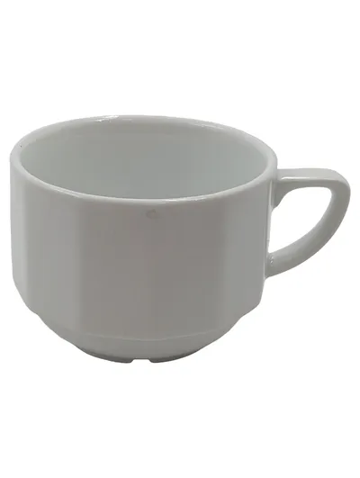 Graf von Henneberg Kaffeetasse Tasse Porzellan Weiß Klassisch