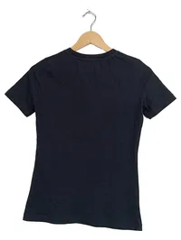 ARMEDANGELS Damen T-Shirt Gr. 36 S Schwarz Blumen Print Casual Kurzarm 2
