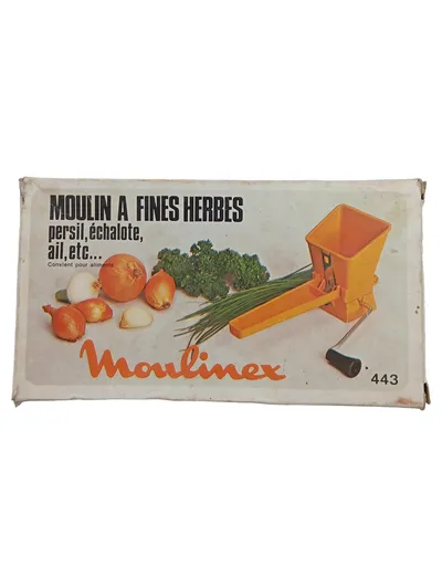 Moulinex 443 Manueller Multizerkleinerer Kräutermühle Kunststoff Orange