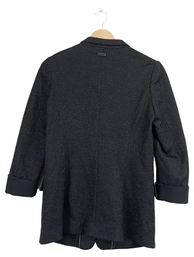 Replay Damen Blazer Schwarz Gr. 38 M Elegant 3, 4-Arm