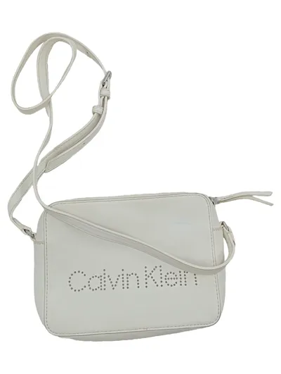 Calvin Klein Umhängetasche Damen Weiß Casual Polyester