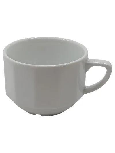 Graf von Henneberg Kaffeetasse Porzellan Weiß 250ml Tasse