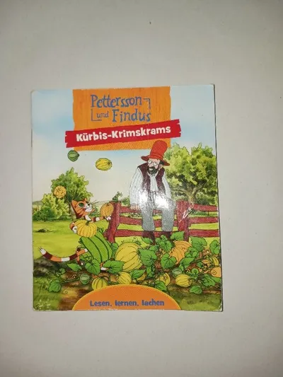 Pettersson und Findus Kürbis-Krimskrams Sven Nordqvist Kinderbuch Lesen lernen