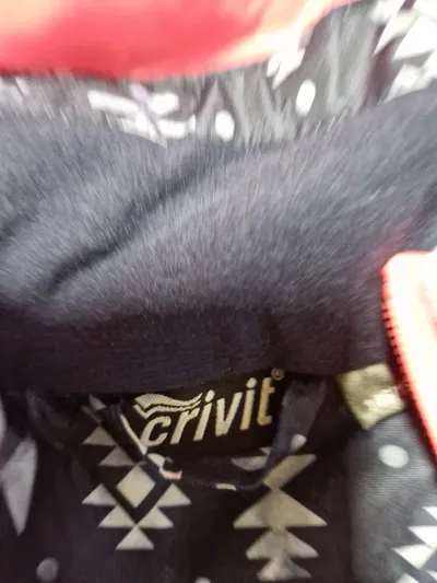 Crivit Kinder Mädchen Winterjacke Gr. 146/152 Blau Ethno-Muster