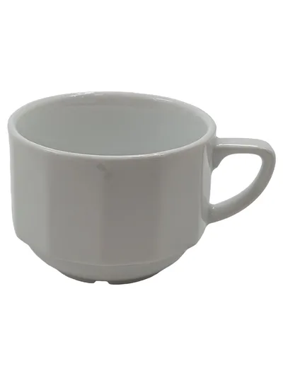 Graf von Henneberg Kaffeetasse Porzellan Weiß 8 cm Klassisch