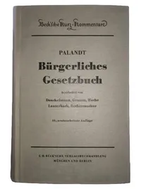 Bürgerliches Gesetzbuch Palandt 18. Auflage C.H. Beck 1