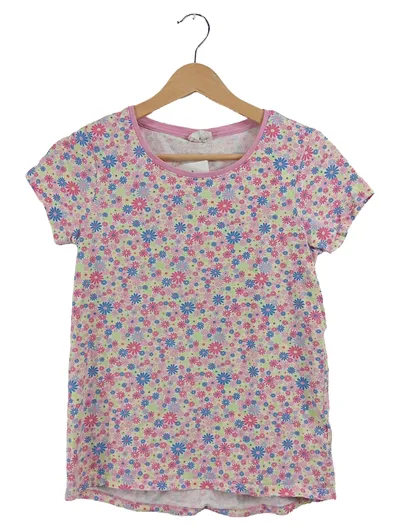 Famy Kinder T-Shirt Gr. 158, 164 Mehrfarbig Blumenmuster Kurzarm
