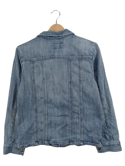 Current, Elliott Damen Jeansjacke Blau Gr. 38 M Casual Baumwolle