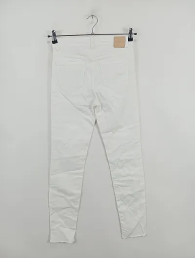 Marc Cain Damen Jeans Skinny Fit Weiß Gr. 38 W29 Casual