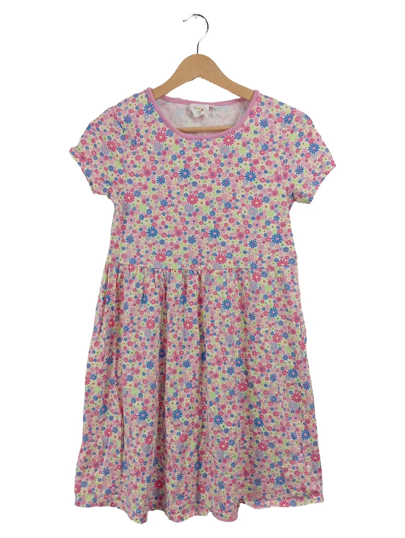 Famy Freizeitkleid Blumenmuster Mädchen Gr. 158 Mehrfarbig Baumwolle 1