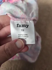 Famy Freizeitkleid Blumenmuster Mädchen Gr. 158 Mehrfarbig Baumwolle 3