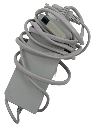 Nintendo Wii Netzteil RVL-002 Original Ladekabel Stromkabel Grau