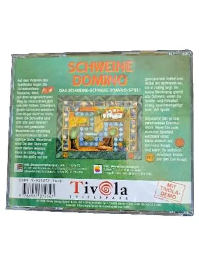 Tivola Schweine Domino PC Mac CD-ROM Lernspiel Kinder Spiel