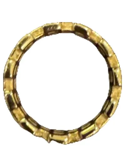 Leonardo Ring Damen Gold Klassisch Minimalistisch Uni Metall Gr. 57