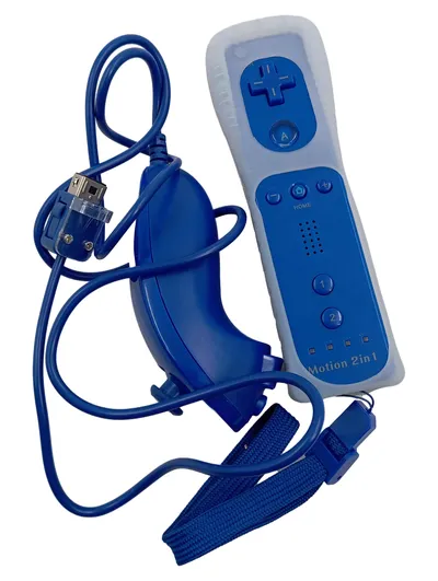 Nintendo Abs-m3-1 Gaming Controller Motion 2in1 Blau Wireless Nunchuk