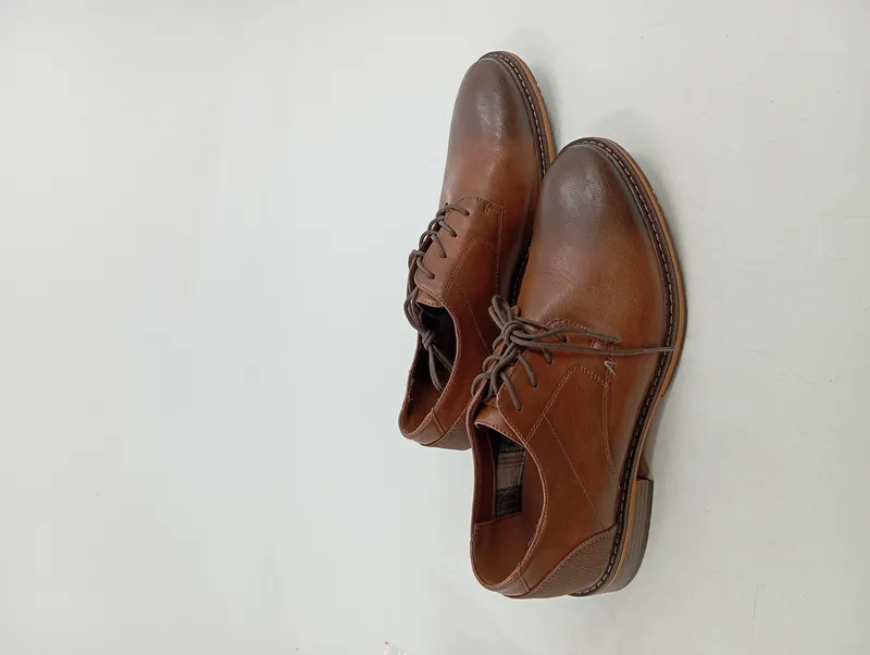 AM Shoe Company Herren Schnürschuhe Businessschuhe Braun Gr. 44 3