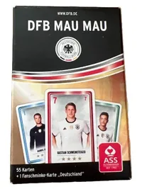 ASS Altenburger DFB Mau Mau Kartenspiel 55 Karten Fußball Nationalmannschaft 1