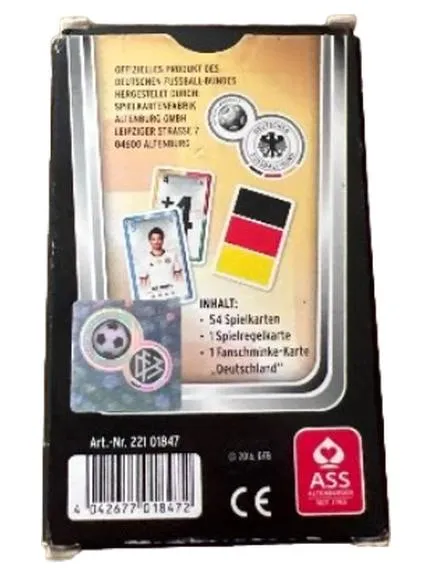 ASS Altenburger DFB Mau Mau Kartenspiel 55 Karten Fußball Nationalmannschaft 2