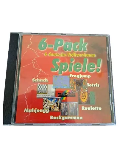MediaGlobe 6-Pack Spiele PC Schach Tetris Mahjongg Backgammon Roulette