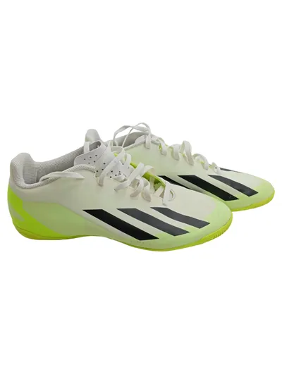 Adidas X Crazyfast Hallenschuhe Fußballschuhe Herren Gr. 40 Weiß Neongelb