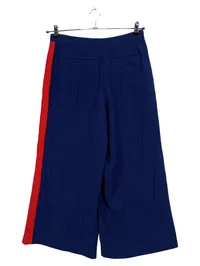 Michael Kors Stoffhose Blau Rot Streifen Culotte Hose Gr. 36 4