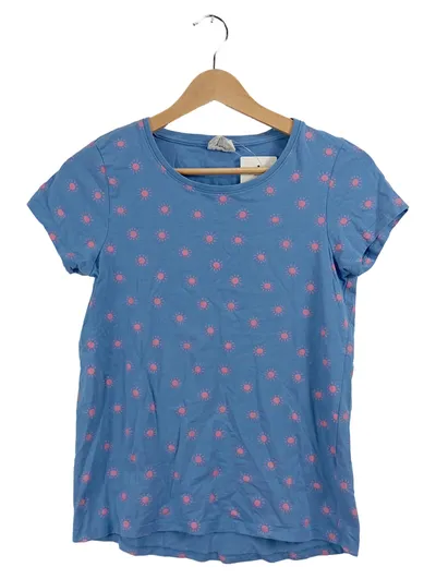 Famy Mädchen T-Shirt Blau Gr. 158 Sonnendruck Casual Kurzarm